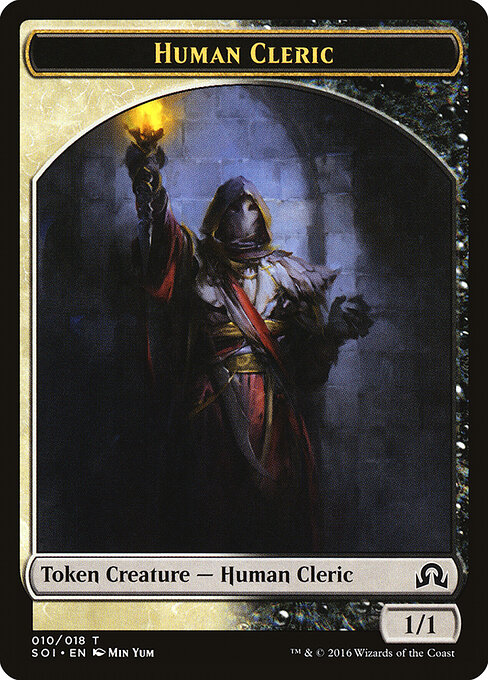 Human Cleric — art by Min Yum