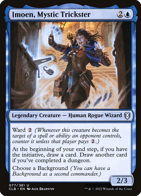 Imoen, Mystic Trickster — art by Alix Branwyn