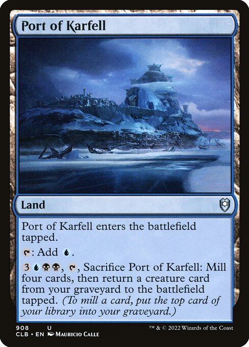 Port of Karfell — art by Mauricio Calle