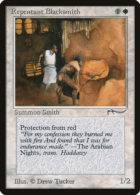 Repentant Blacksmith — art by Drew Tucker
