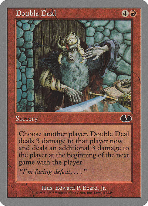 Double Deal — art by Edward P. Beard, Jr.