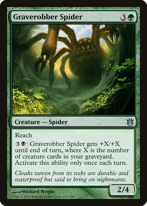 Graverobber Spider — art by Richard Wright
