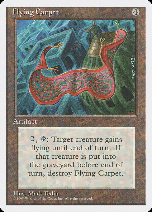 Flying Carpet — art by Mark Tedin