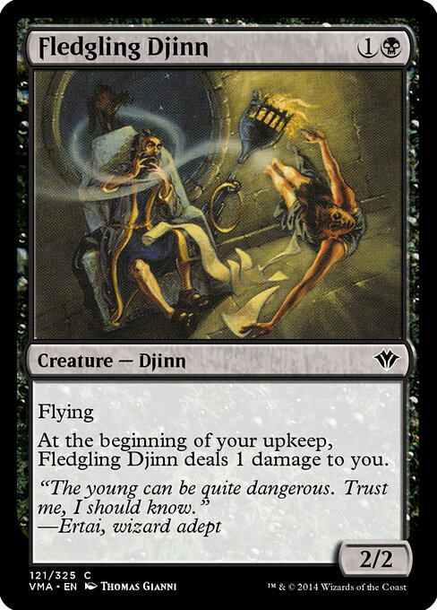 Fledgling Djinn — art by Thomas Gianni