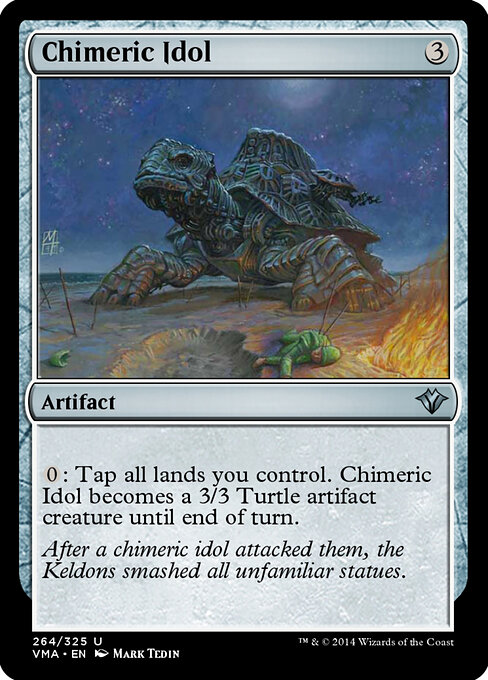 Chimeric Idol — art by Mark Tedin
