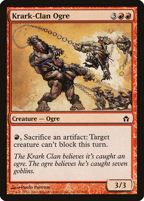 Krark-Clan Ogre — art by Paolo Parente