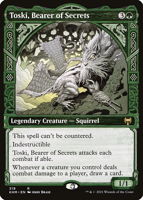 Toski, Bearer of Secrets — art by Andy Brase