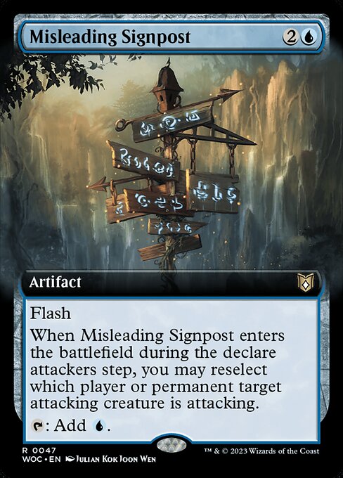 Misleading Signpost — art by Julian Kok Joon Wen