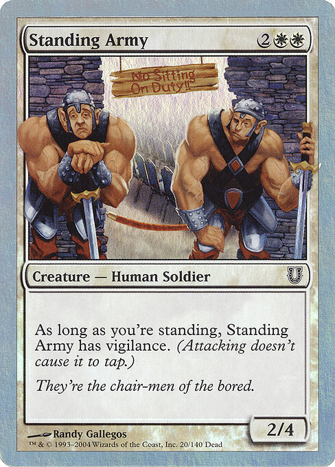 Standing Army — art by Randy Gallegos