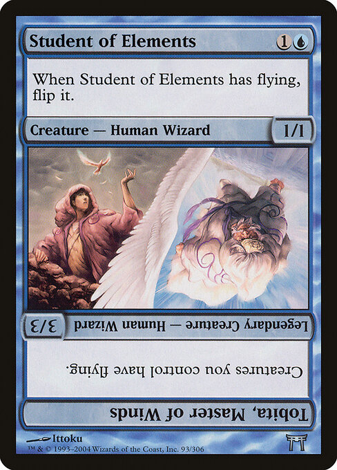 Student of Elements // Tobita, Master of Winds — art by Ittoku