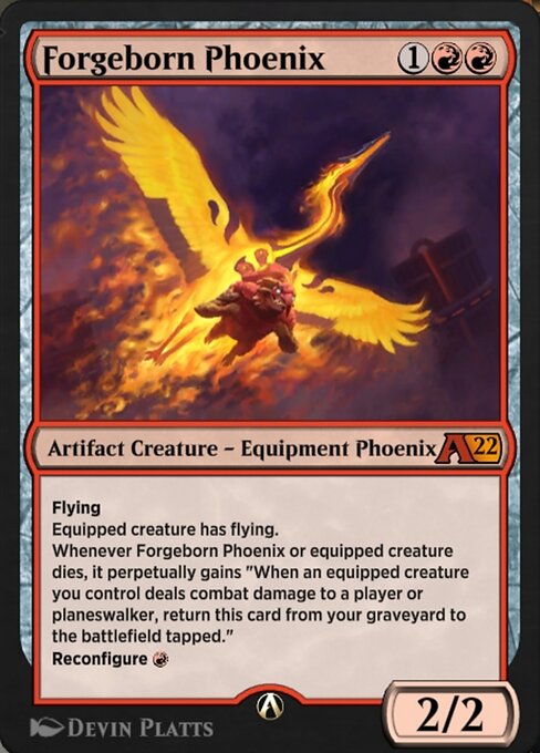 Forgeborn Phoenix — art by Devin Platts