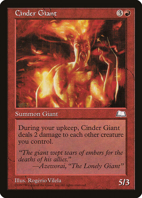 Cinder Giant — art by Rogério Vilela