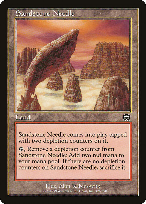 Sandstone Needle — art by Alan Rabinowitz