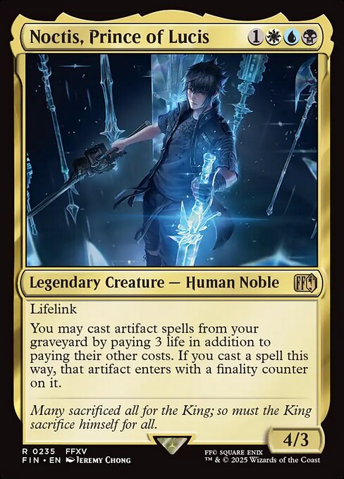 Noctis, Prince of Lucis — art by Jeremy Chong
