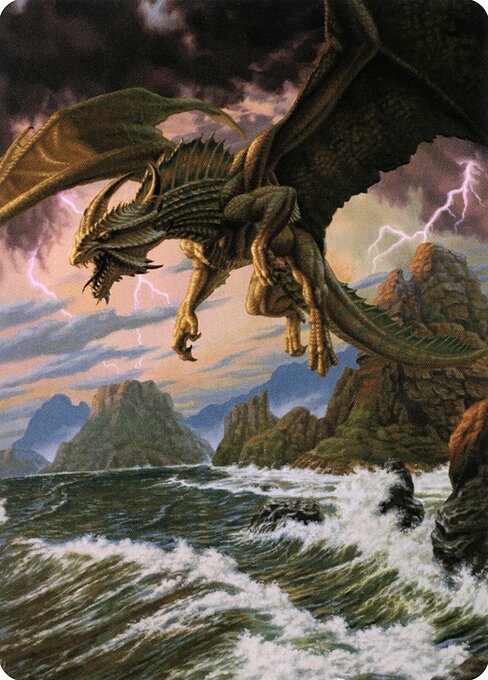 Ancient Bronze Dragon // Ancient Bronze Dragon — art by Raoul Vitale