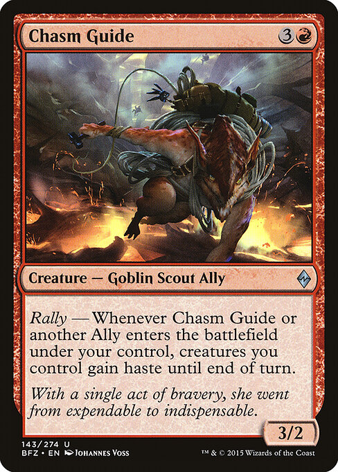 Chasm Guide — art by Johannes Voss