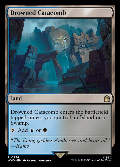 Drowned Catacomb — art by Victor Harmatiuk