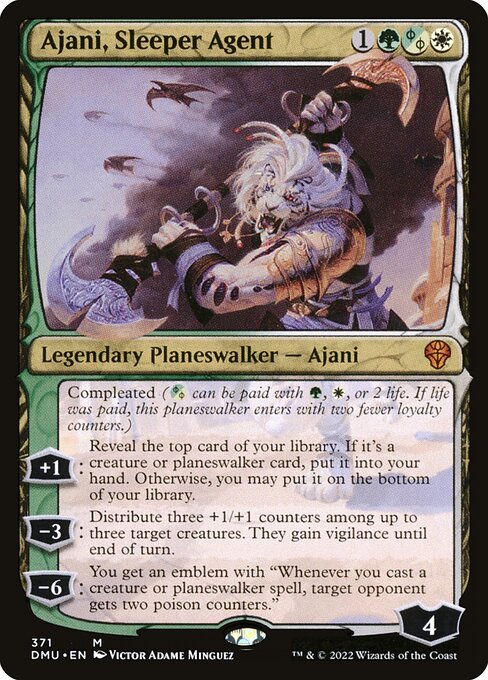 Ajani, Sleeper Agent — art by Victor Adame Minguez