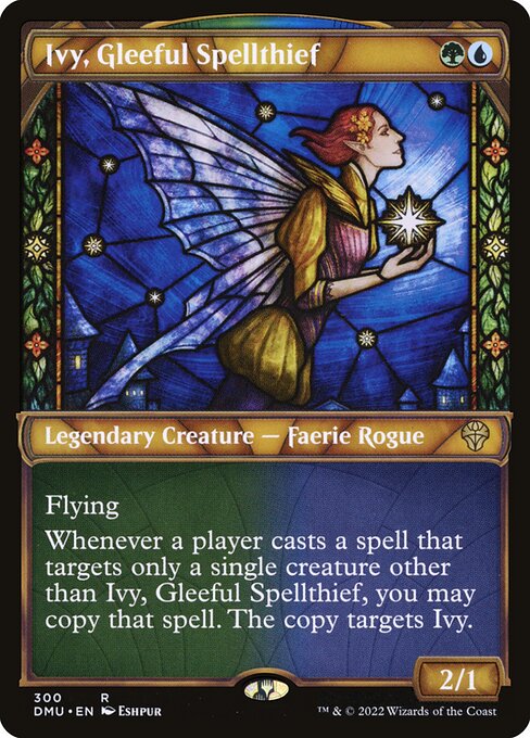 Ivy, Gleeful Spellthief — art by Eshpur
