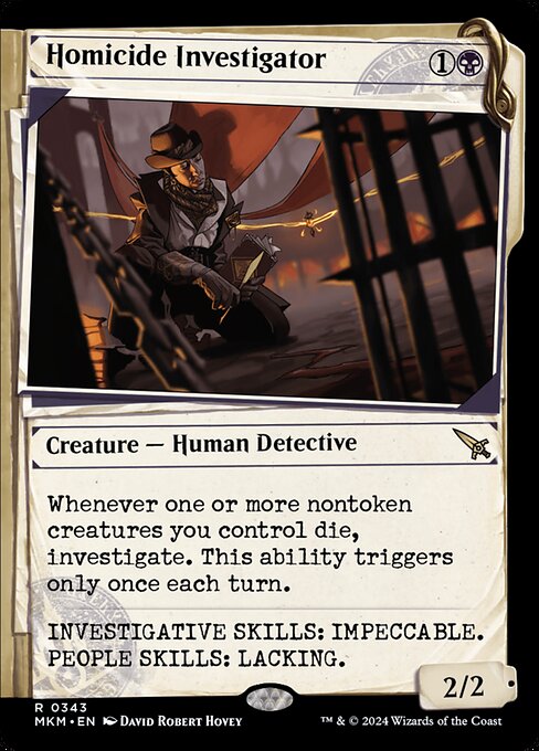 Homicide Investigator — art by David Robert Hovey