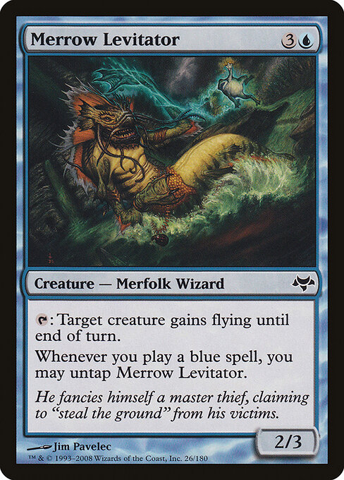 Merrow Levitator — art by Jim Pavelec