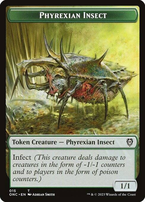 Phyrexian Insect — art by Adrian Smith