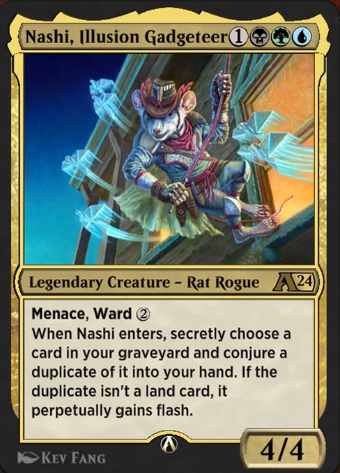 Nashi, Illusion Gadgeteer — art by Kev Fang