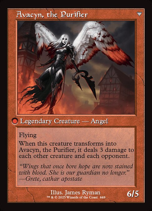 Archangel Avacyn // Avacyn, the Purifier — art by James Ryman