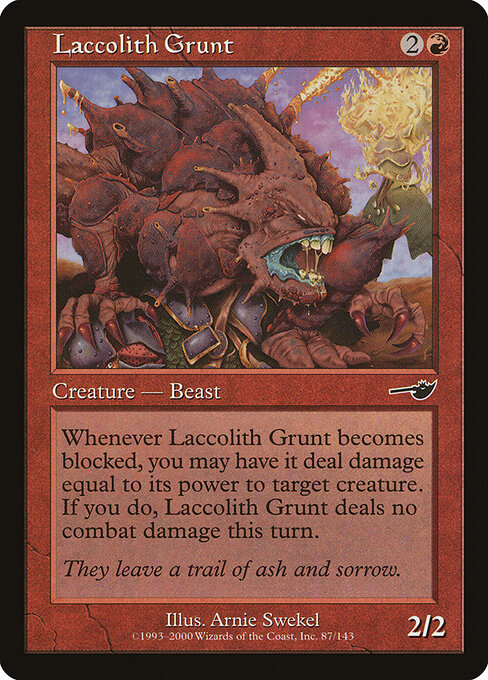 Laccolith Grunt — art by Arnie Swekel