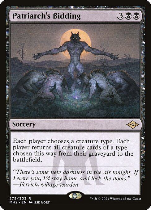 Patriarch's Bidding — art by Ilse Gort