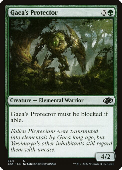 Gaea's Protector — art by Grzegorz Rutkowski