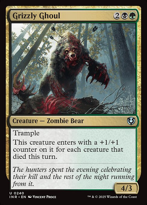 Grizzly Ghoul — art by Vincent Proce