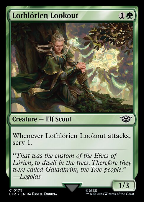 Lothlórien Lookout — art by Daniel Correia