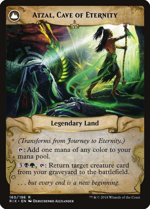 Journey to Eternity // Atzal, Cave of Eternity — art by Deruchenko Alexander