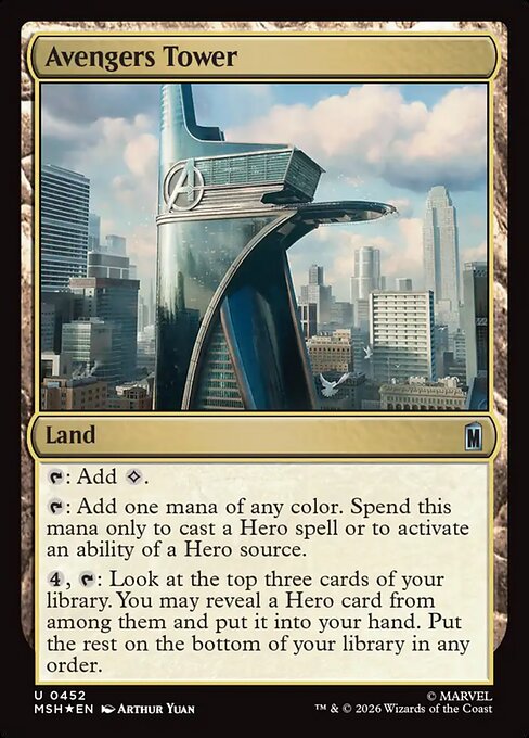 Avengers Tower — art by Arthur Yuan