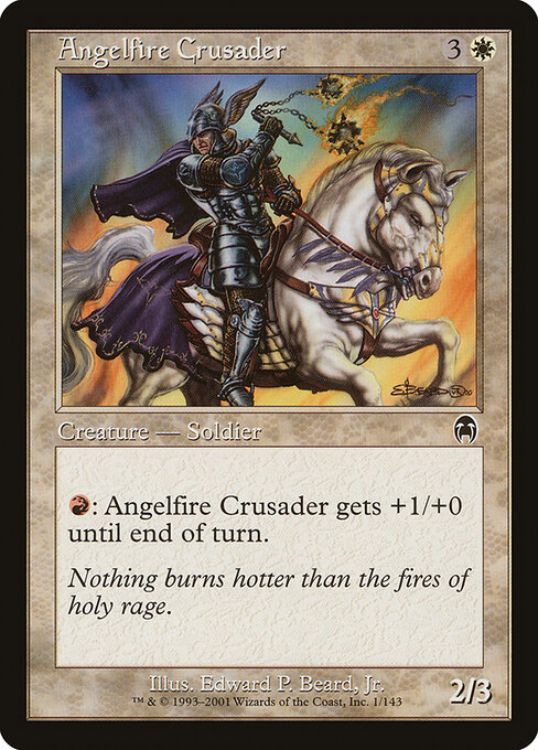 Angelfire Crusader — art by Edward P. Beard, Jr.