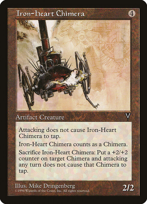 Iron-Heart Chimera — art by Mike Dringenberg