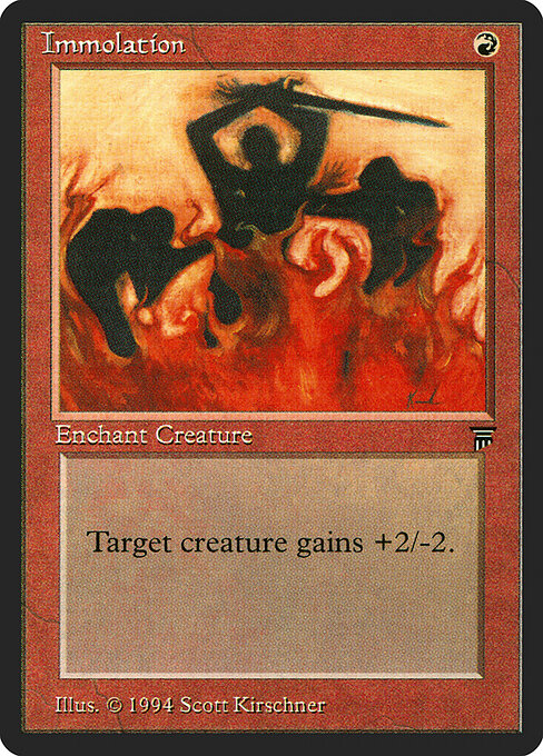 Immolation — art by Scott Kirschner