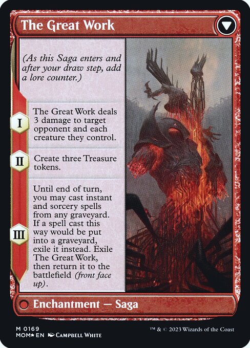 Urabrask // The Great Work — art by Campbell White