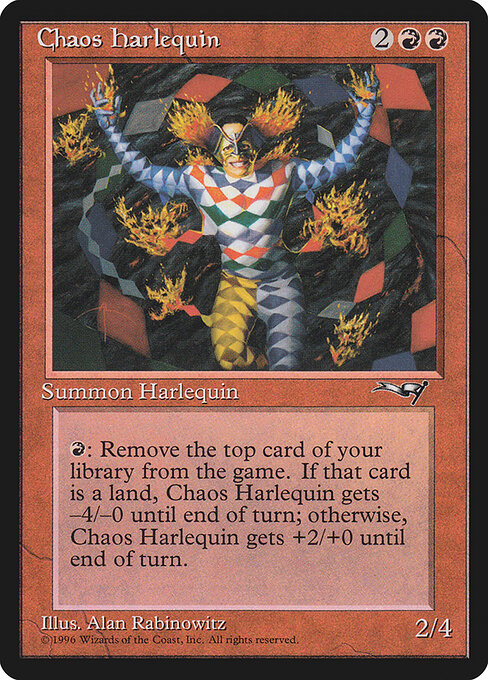Chaos Harlequin — art by Alan Rabinowitz