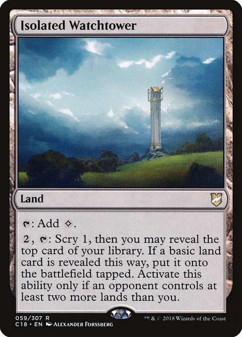 Isolated Watchtower — art by Alexander Forssberg