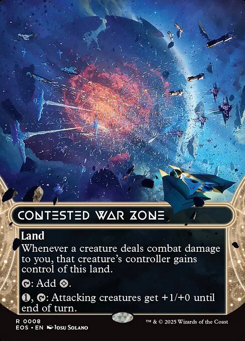Contested War Zone — art by Josu Solano