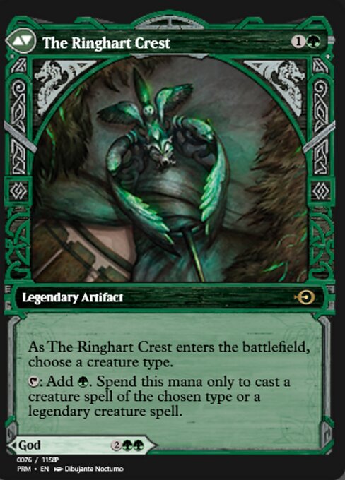 Kolvori, God of Kinship // The Ringhart Crest — art by Dibujante Nocturno