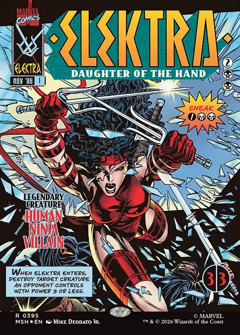 Elektra, Daughter of the Hand — art by Mike Deodato Jr.