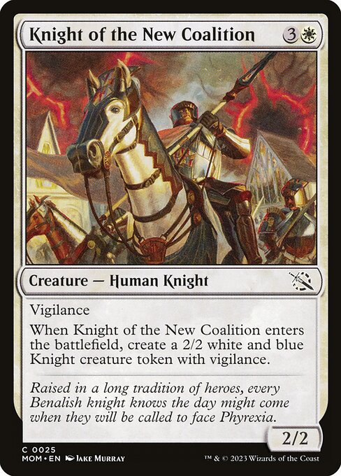 Knight of the New Coalition — art by Jake Murray