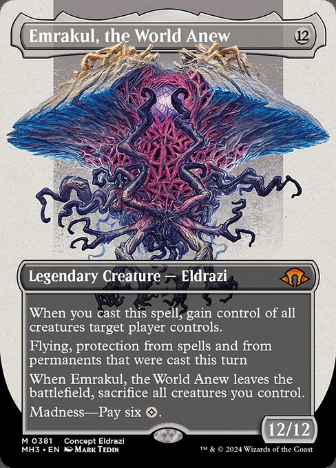 Emrakul, the World Anew — art by Mark Tedin
