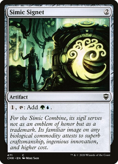 Simic Signet — art by Mike Sass