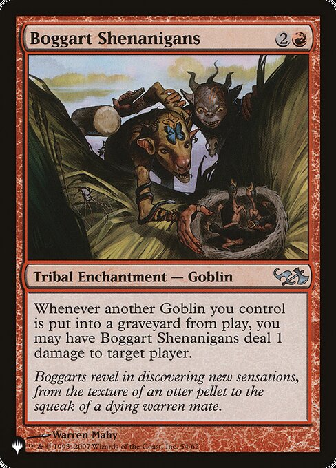 Boggart Shenanigans — art by Warren Mahy