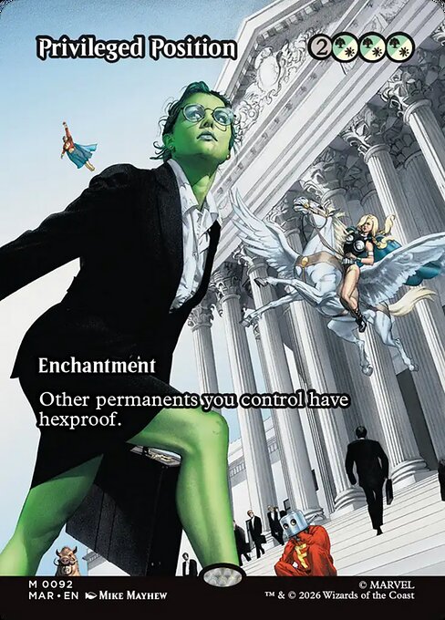 Privileged Position — art by Mike Mayhew