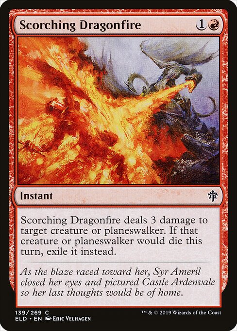 Scorching Dragonfire — art by Eric Velhagen